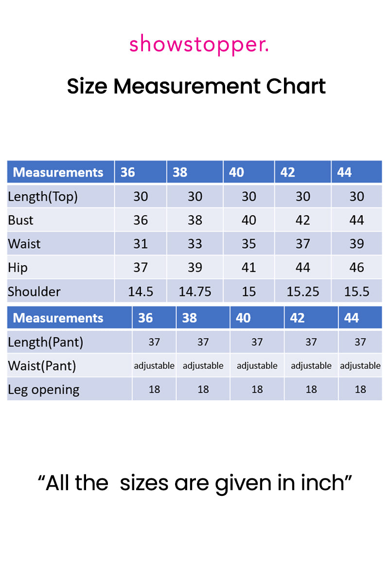 Showstopper Midnight Dahlia Kaftan Set 0825 000423