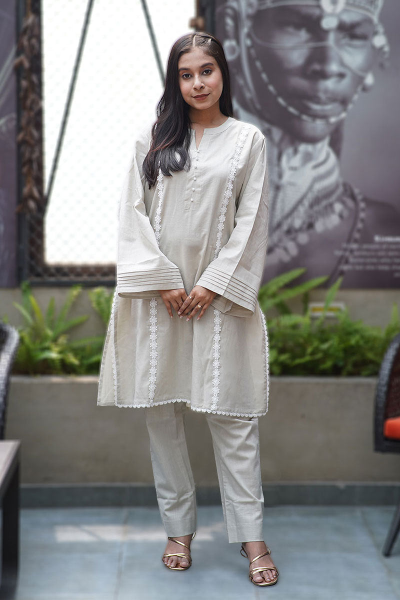 Serene Sand Kurti Set 0226 000478