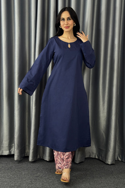 Showstopper Indigo Bloom Kurti set 0925 000441