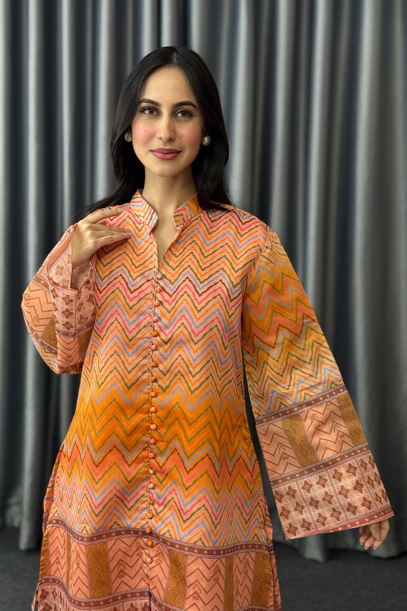 Showstopper Sunset Stitch Loose Fitted Co-ord Set 1224 000364