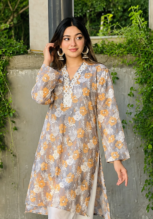 Showstopper Golden Bloom kurti 0526 000505