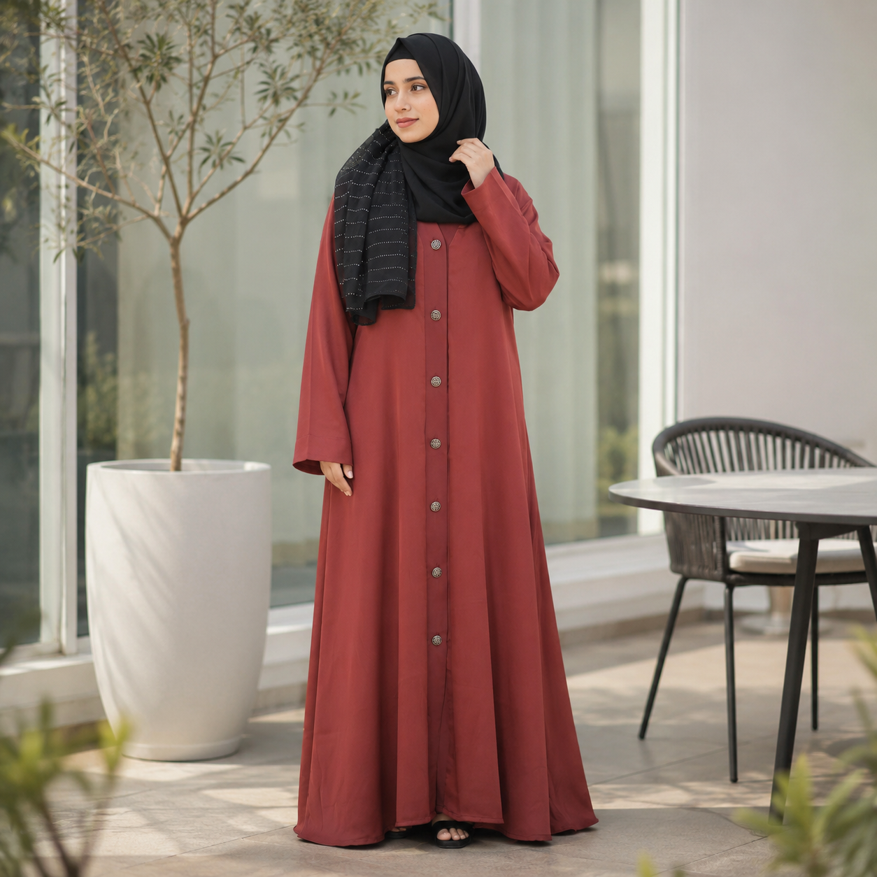 Auburn Mist Abaya 0226 000482