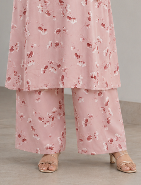 Blush Bloom Kurti Set 0226 000477