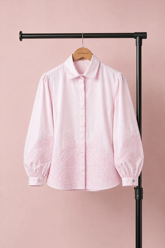 Showstopper Embroidered Petals Top 0626 000531