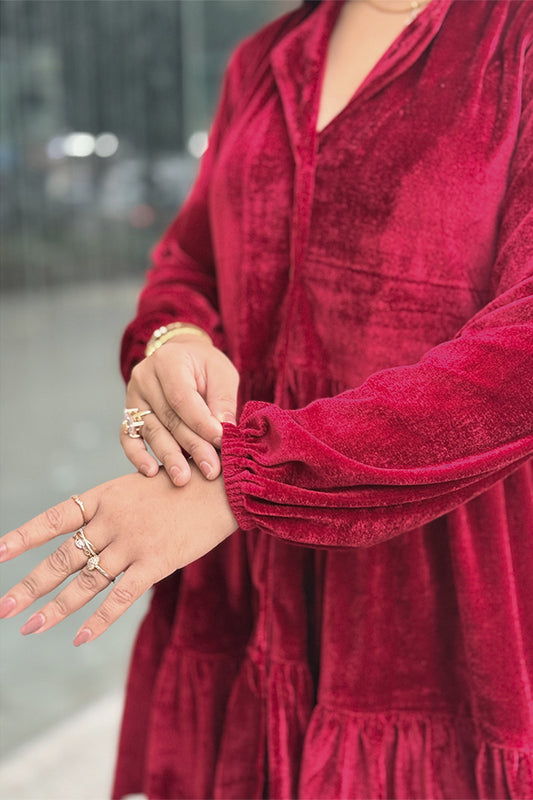 Showstopper Velvet Vineyard Tunic 1025 000449