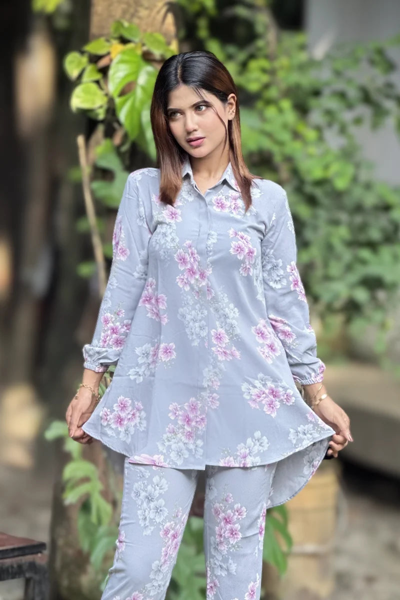 Showstopper Pastel Blossom Tunic Set 0825 000421