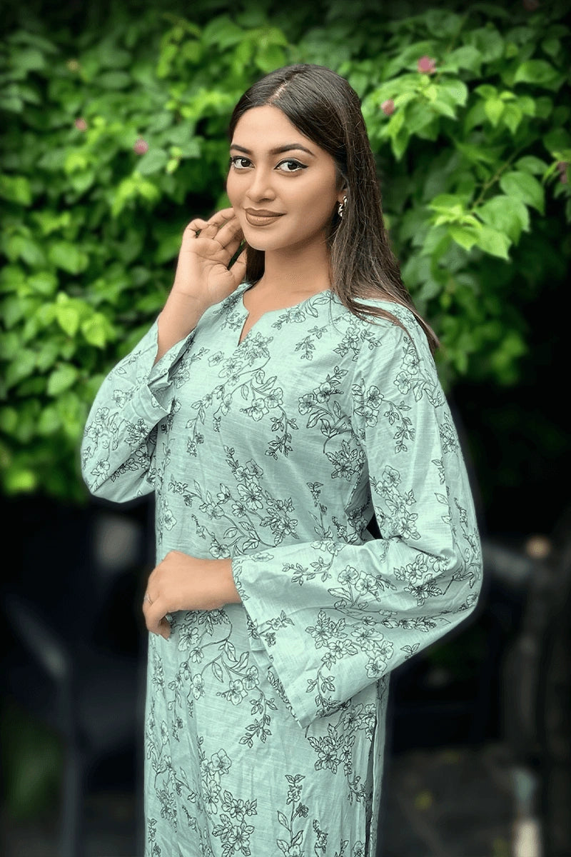 Showstopper Mint Whisper Fitted Cotton Co-ord Set 1224 000360