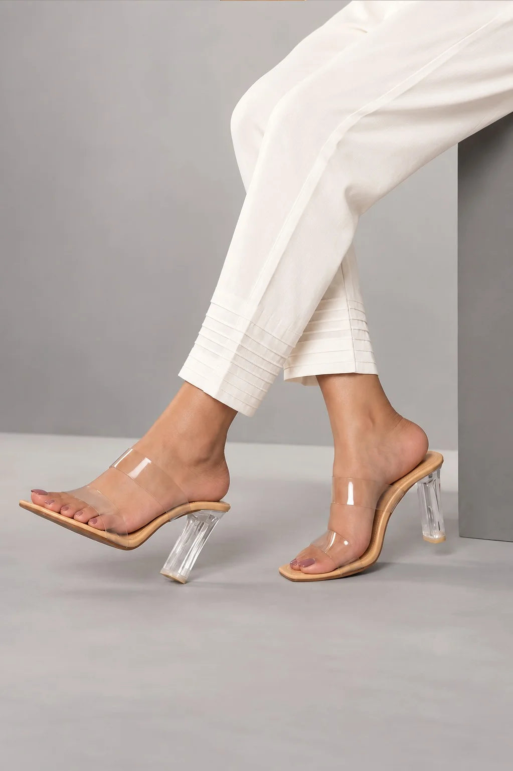 Showstopper off-white Pleat Rim Pant 0626 000539
