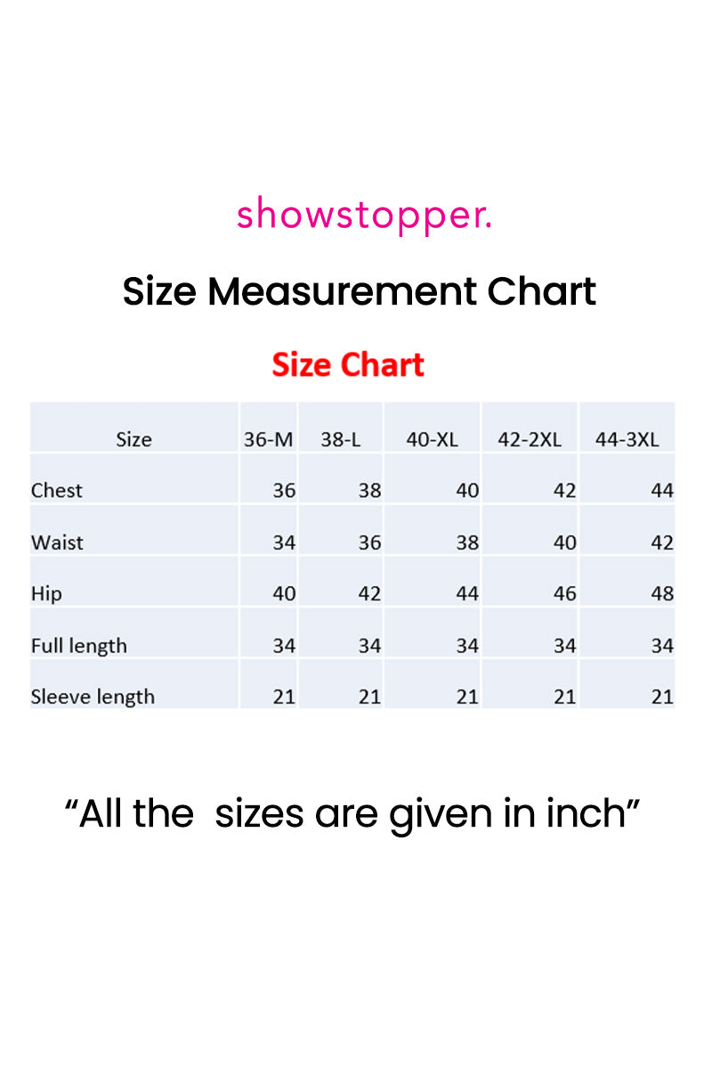 Showstopper Pastel Green Cherry Georgette Long Tops Women 0724 000325