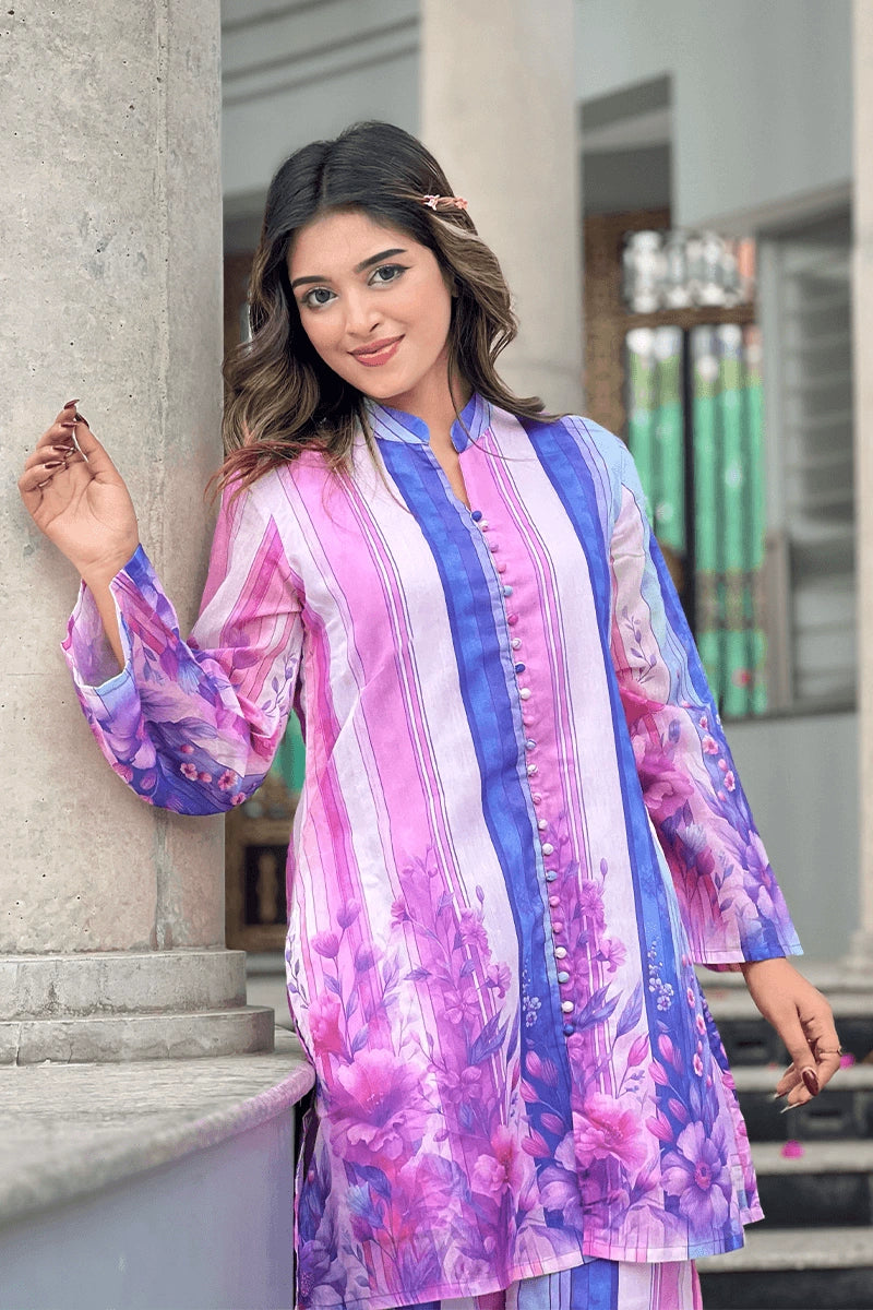 Showstopper Lilac Dusk Loose Fitted Co-ord Set 0425 000385