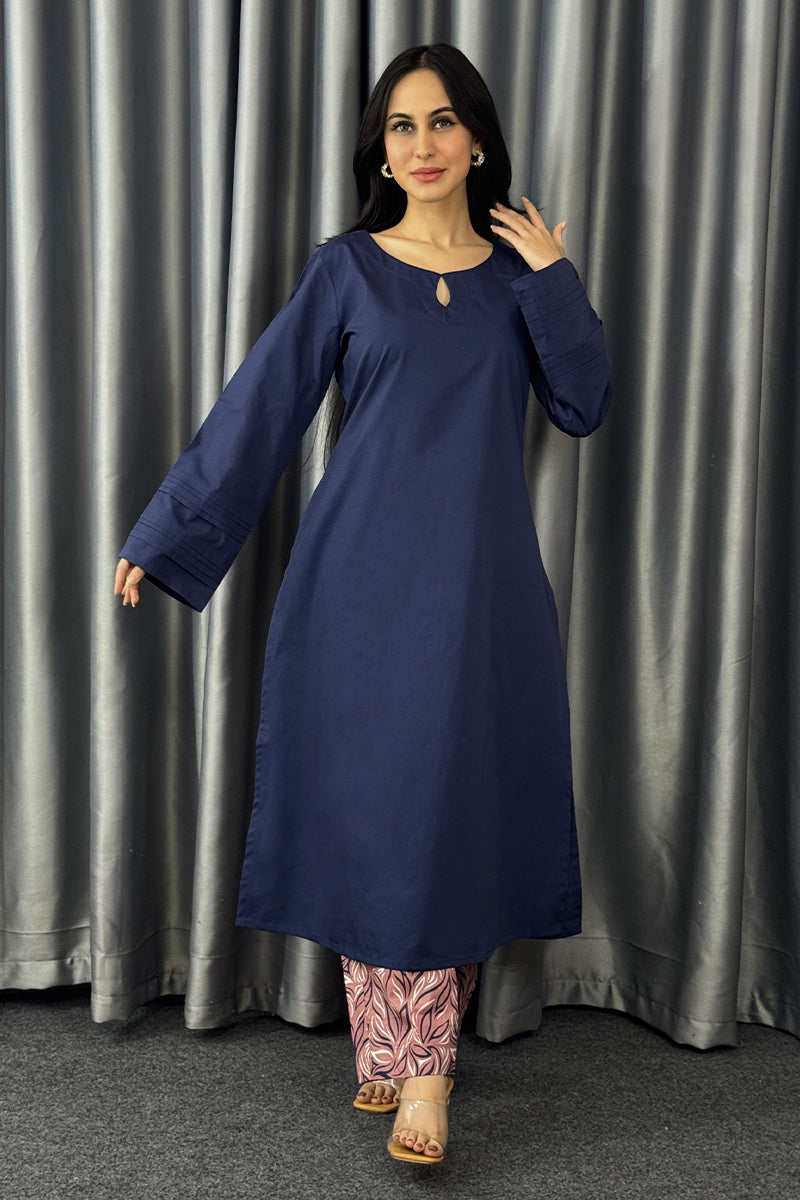 Showstopper Indigo Bloom Kurti set 0925 000441