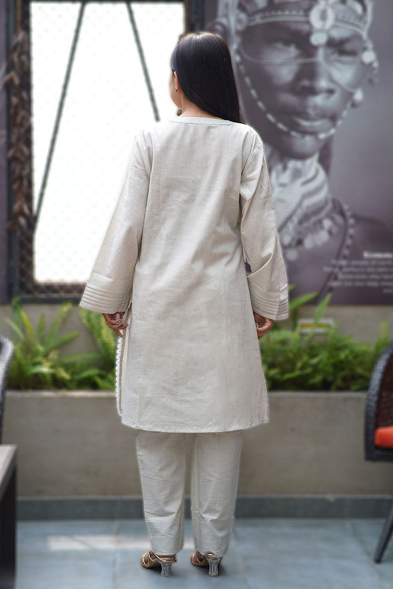 Serene Sand Kurti Set  0226 000478