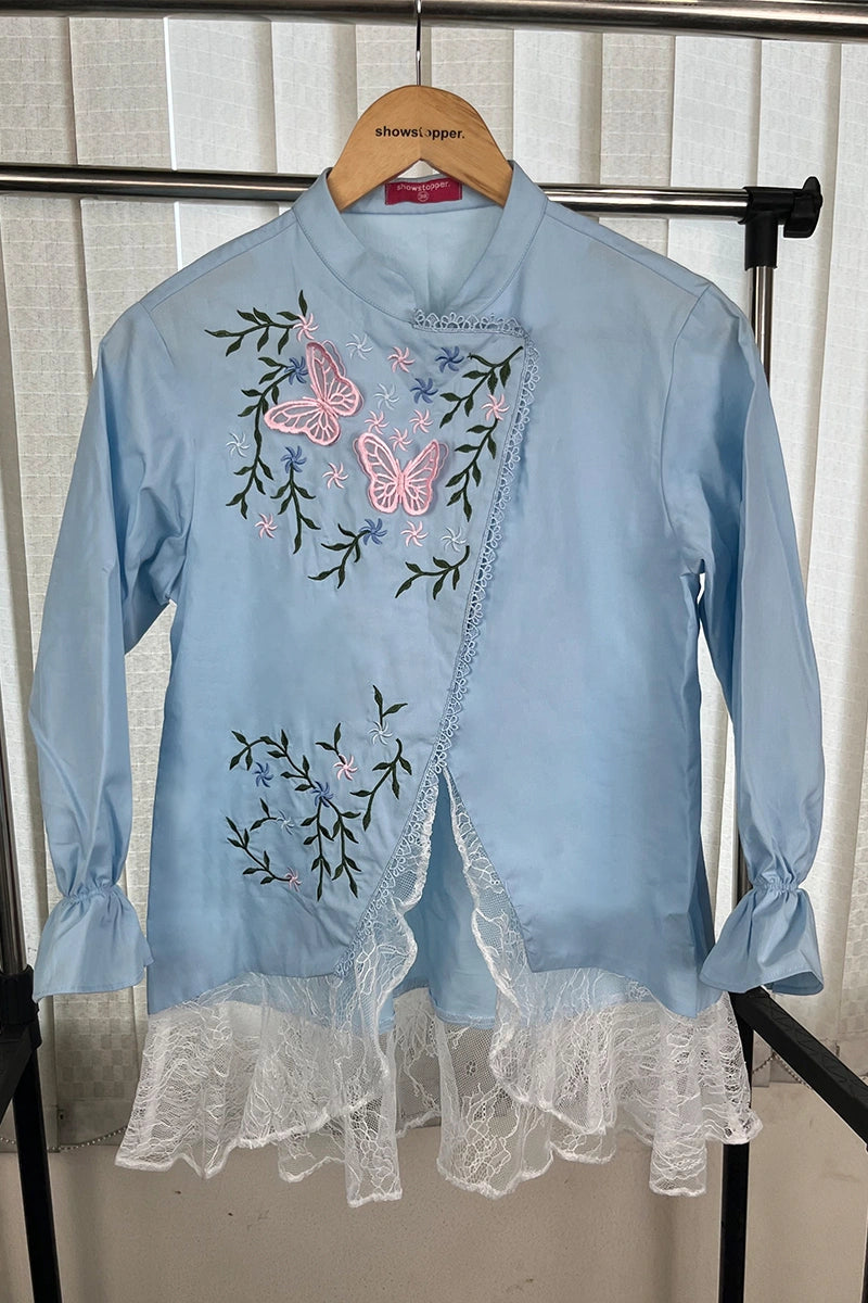 Showstopper Powder Blue Top 0626 000535