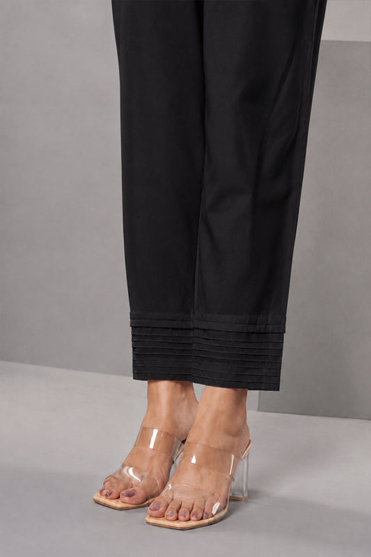 Showstopper Black Pleat Rim Pant 0626 000541