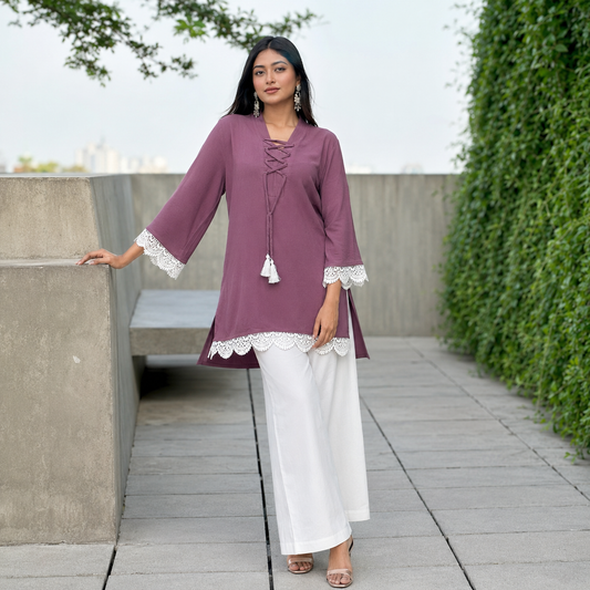 Showstopper Dusty Plum Top 0526 000498