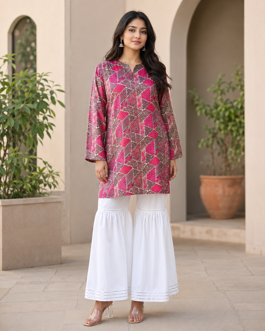 Showstopper Berry Mist Sharara set 0526 000506