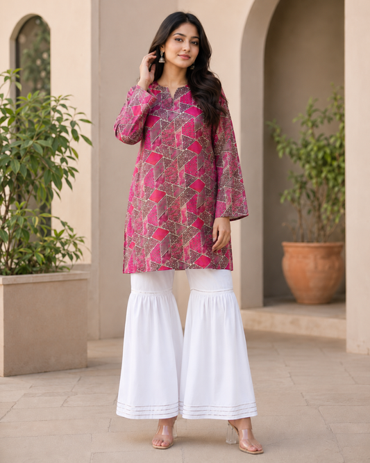 Showstopper Berry Mist Sharara set 0526 000506