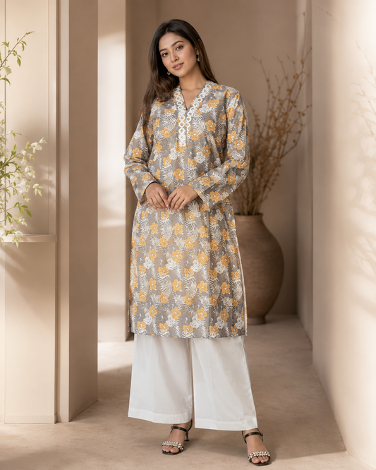Showstopper Golden Bloom kurti 0526 000505