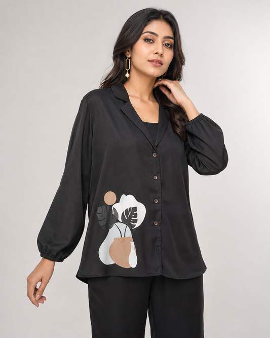 Showstopper Black Serenity Shirt 1224 000352