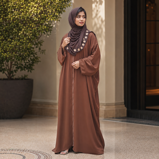 Choco Rust Abaya 0226 000483