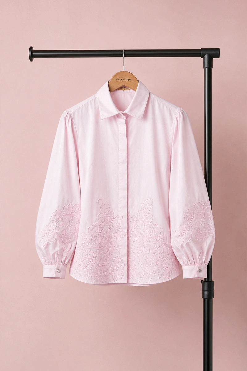 Showstopper Embroidered Petals Top 0626 000531