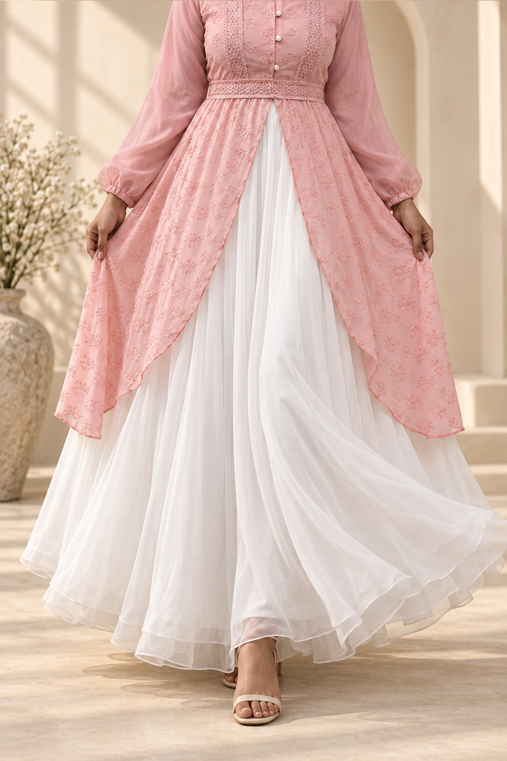 Showstopper Floral Haze Skirt set 0726 000570