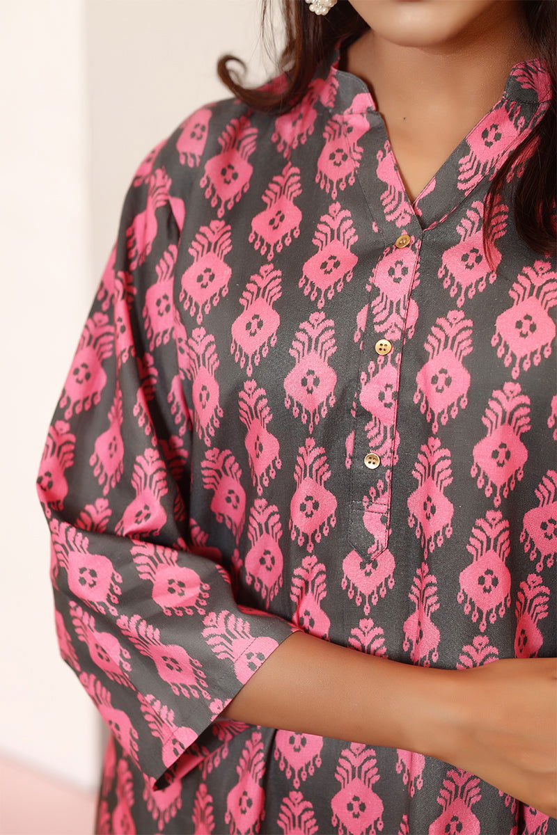 Showstopper Bottle Green Cotton Kurti Women 0523 000164 - showstopperbd.com