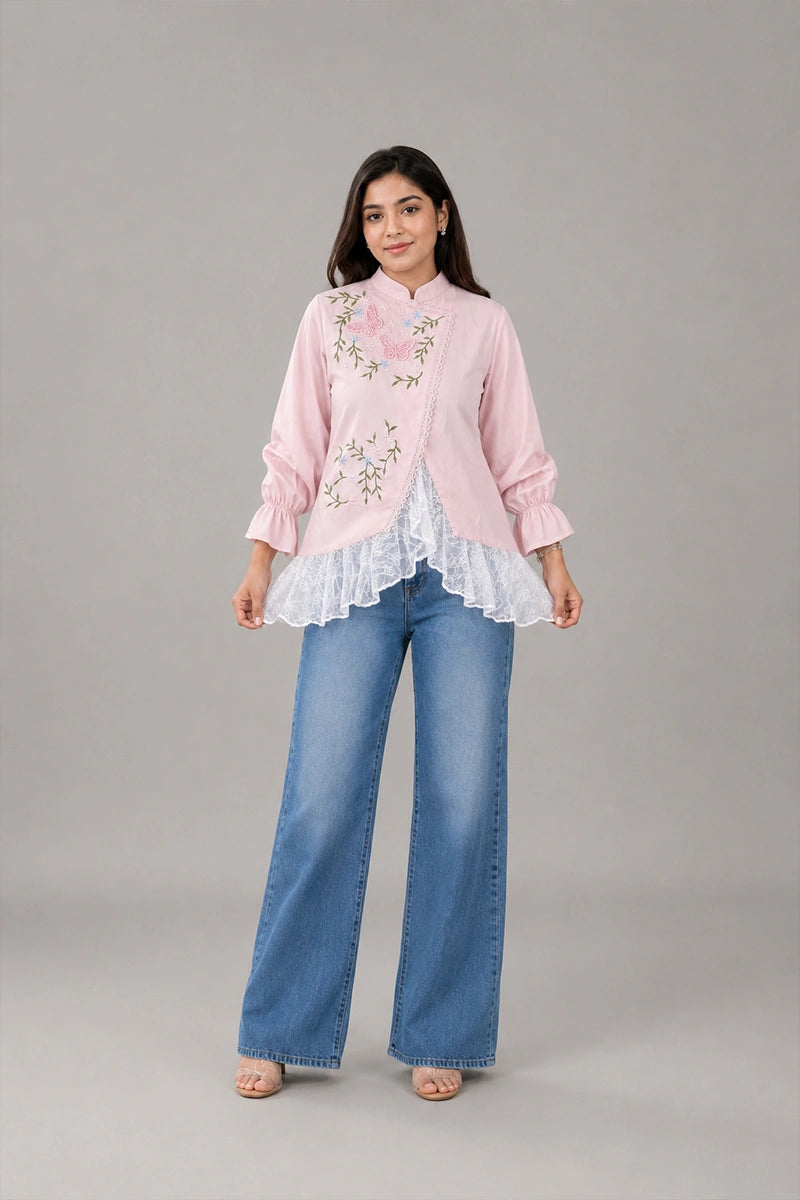 Showstopper Botanical Stitch Top 0626 000533