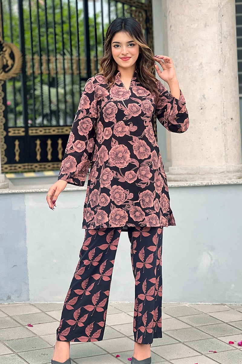 Showstopper Midnight Bloom Fitted Co-ord Set 1224 000358